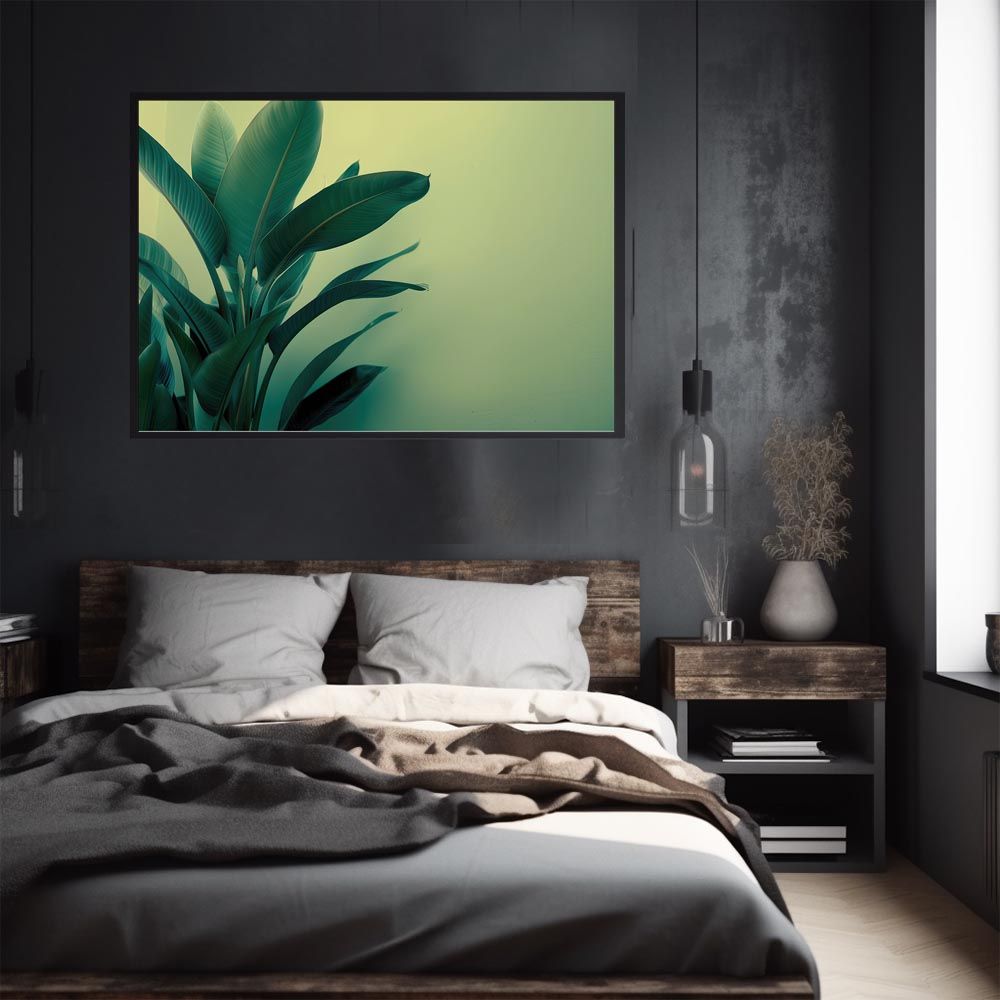 A3サイズ（約30×42cm）】【lh-poster-4715】植物 グリーン 葉っぱ 観葉