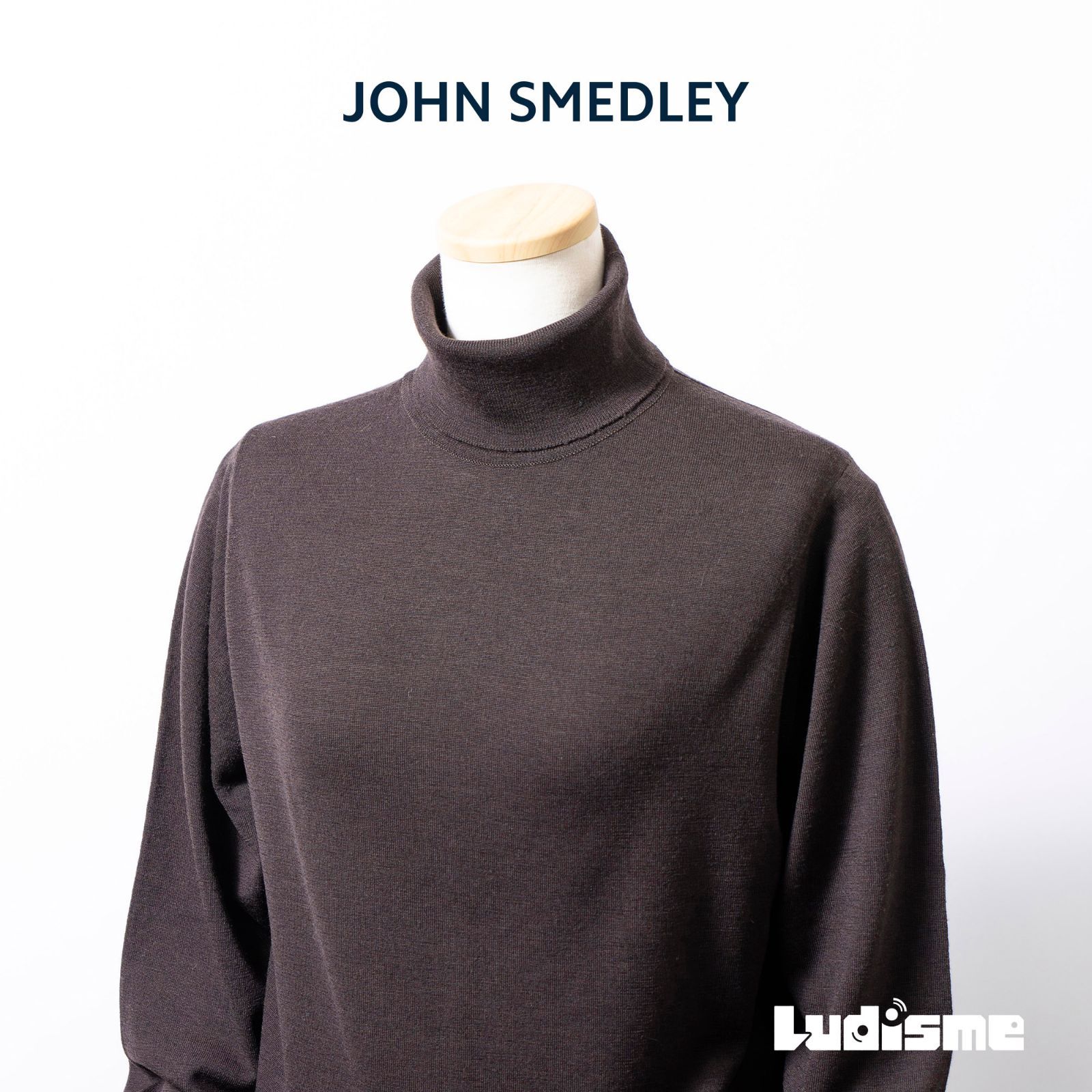ジョンスメドレー JOHN SMEDLEY タートルネック プルオーバーニット 