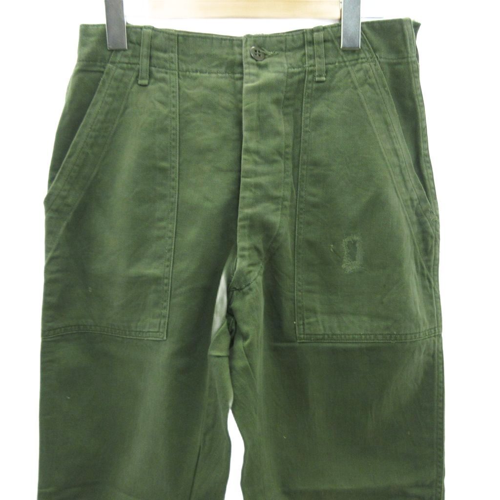 ま*み様 格安　60s サイドアジャスター　ベイカーパンツ　尿素ボタン　ビックサ us army ベイカーパンツサイドアジャスター60s