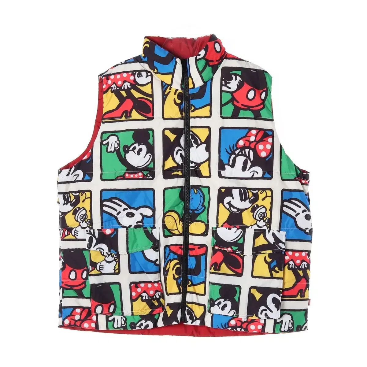 リーバイス X ディズニー ミッキーマウス リバーシブル ダウン ベスト XL