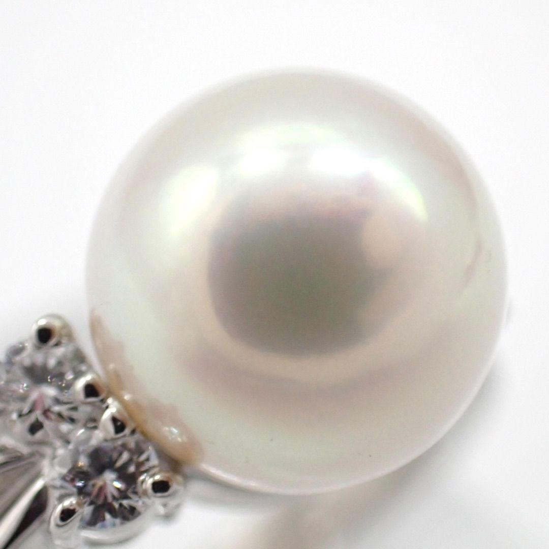 ミキモト MIKIMOTO 8.7mm あこや 真珠 パール ダイヤモンド ダイヤ