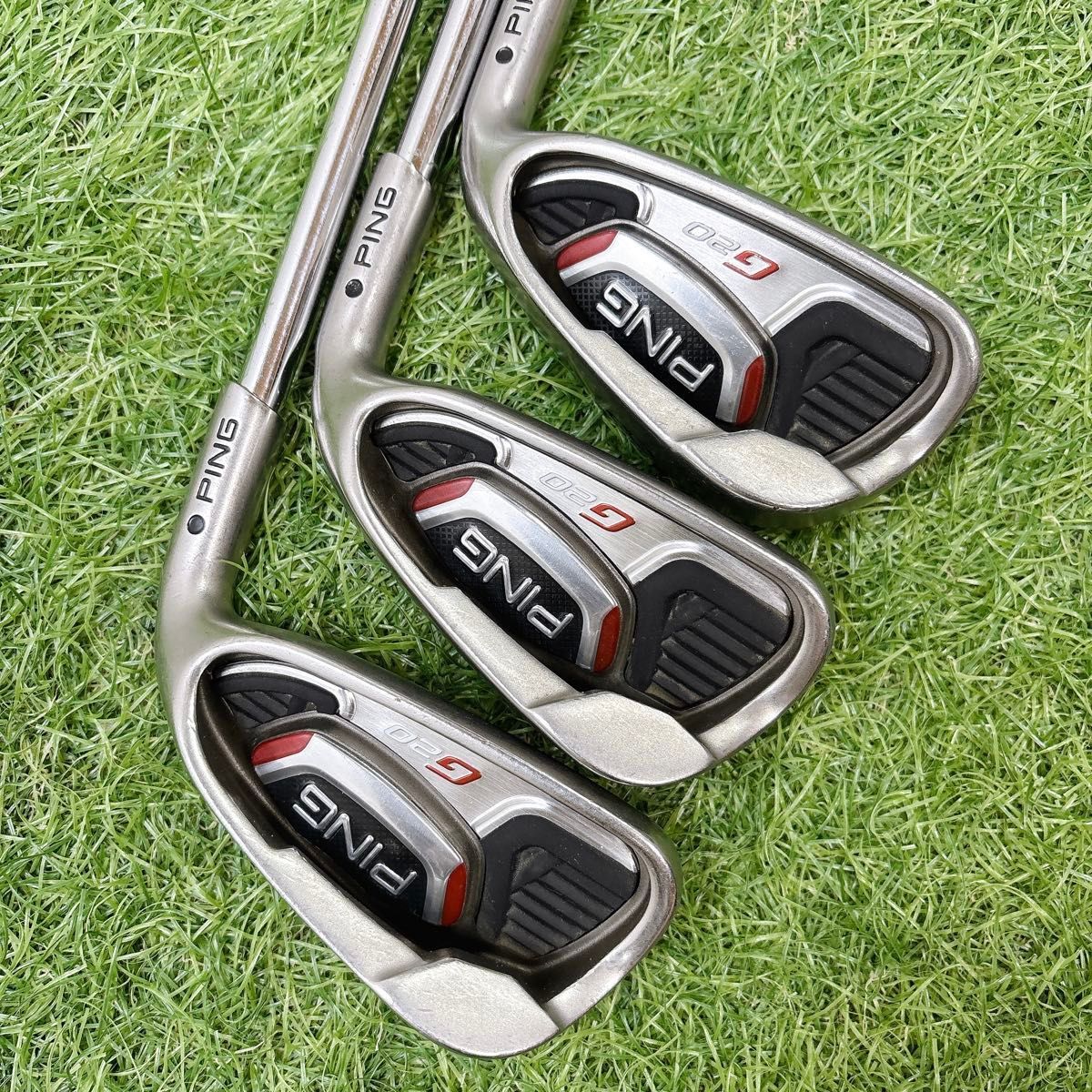 ピン G20 メンズゴルフ アイアン 5本セット 黒ドット フレックスS 右