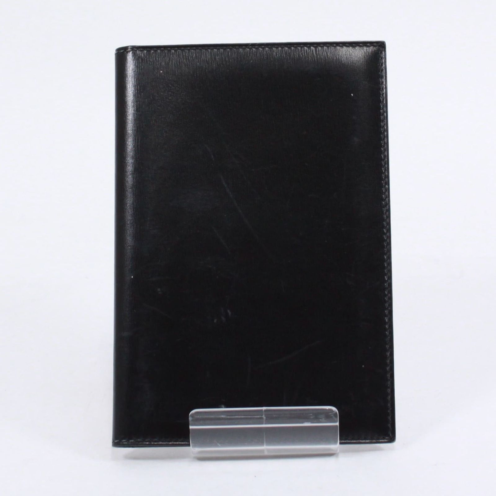 HERMES パスケース ボックスカーフ ブラック カードケース