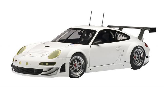 【中古】【非常に良い】AUTOart 1/18 ポルシェ 911 (997)GT3 RSR 10 プレーンボディ (ホワイト) 完成品