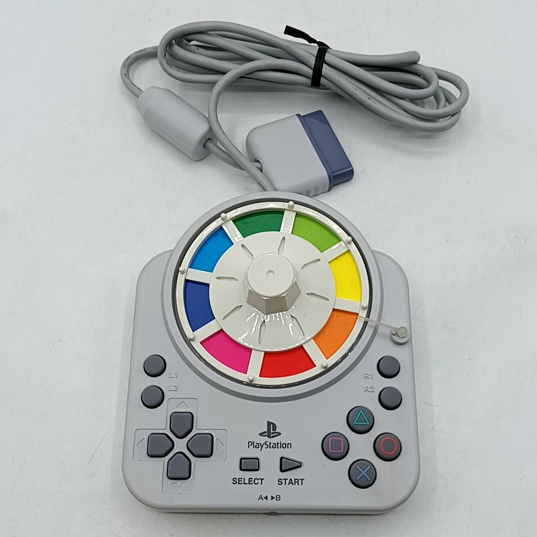 中古美品】PS/PS2用 ルーレットコントローラー 外箱・説明書付き 動作