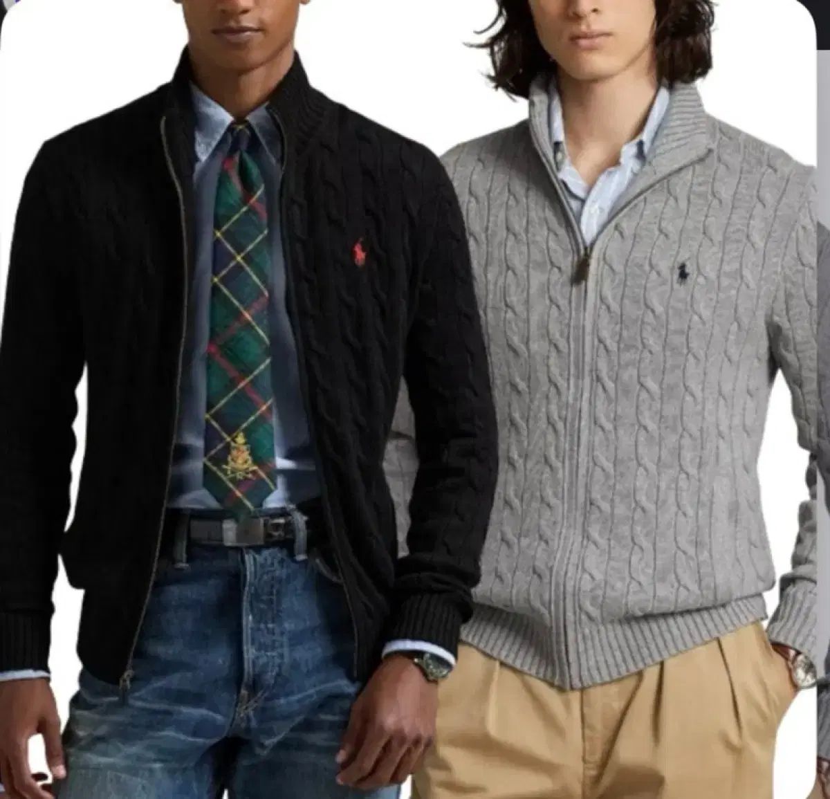 POLO RALPH LAUREN ポロラルフローレン ケーブルニット ジップアップ