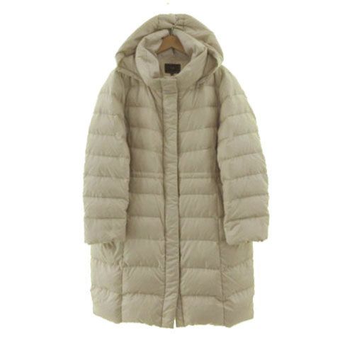 23区 オンワード樫山 ダウンコート 人気 スタンドカラー フード ジップ