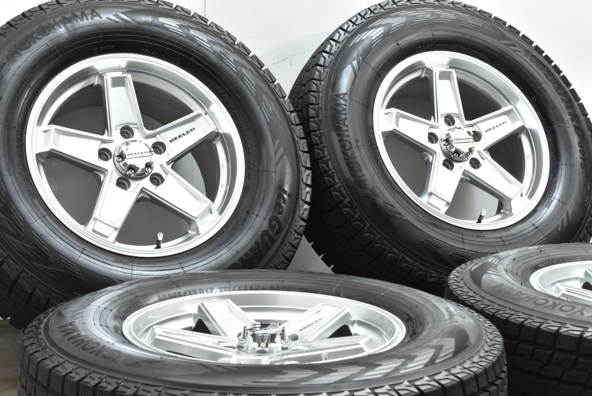 バリ溝 KEELER 17 in 7 5 J 38 PCD 127 ヨコハマ アイスガード G 075 LT 255 75 R JEEP ジープ JK JL ラングラー サイズ