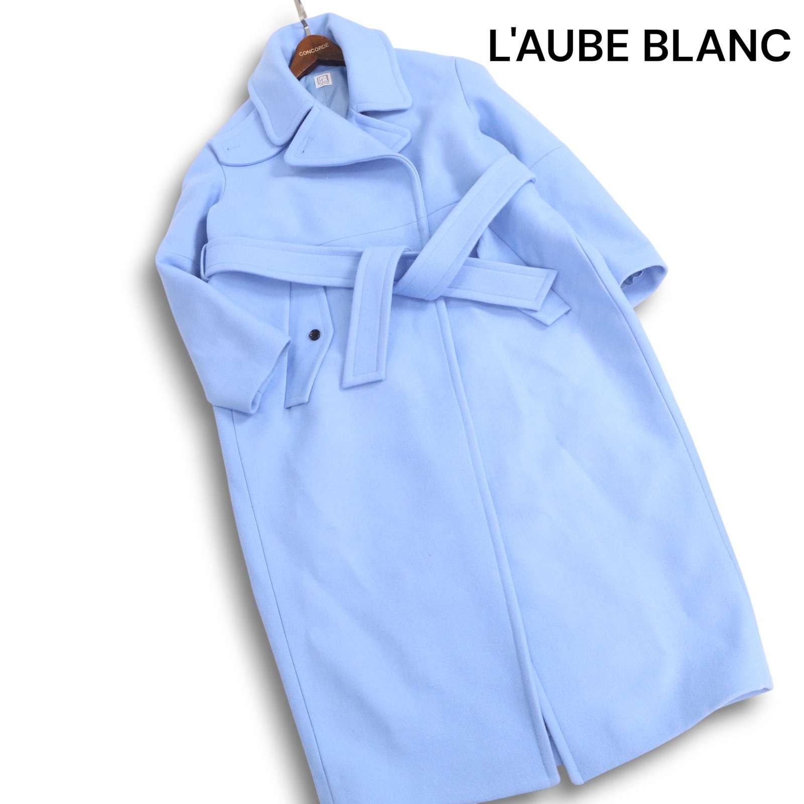 L'AUBE BLANC ダブルブレストウールコート Double-breasted Wool coat – L'AUBE BLANC