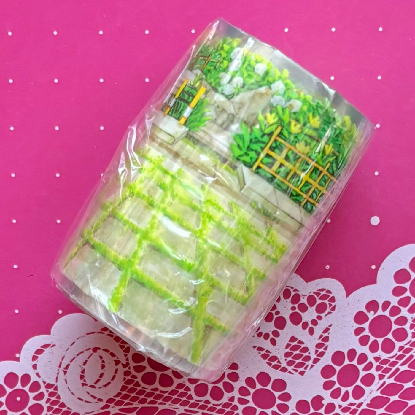 PET 道畔芳坛 6cm×5m 127cm/loop 海外マスキングテープ 海外マステ