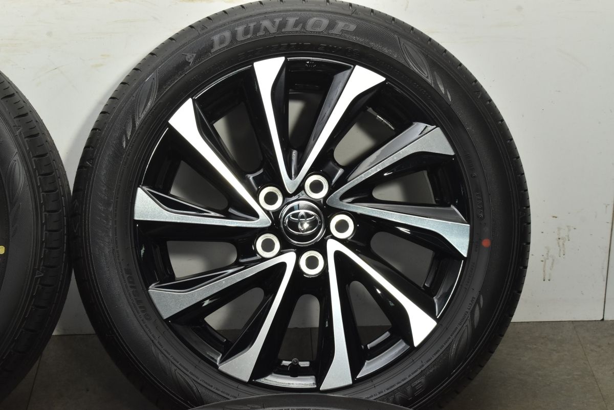  製 新車外し バリ溝 トヨタ 90 ノア 17 in 6 J 40 PCD 114 3 ダンロップ エナセーブ EC 300 205 55 R ヴォクシー 流用 17インチ タイヤ ホイールセット