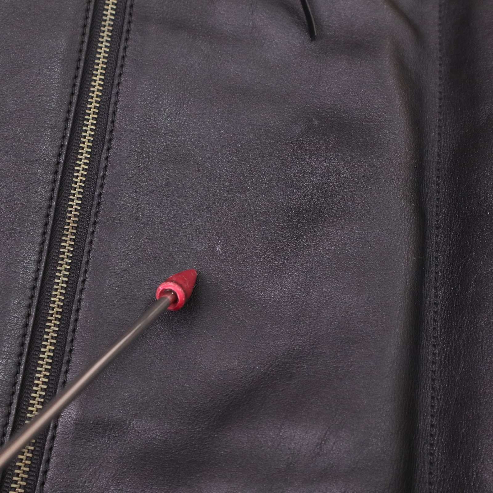 Anya Hindmarch アニヤハインドマーチ ロゴ♪ レザー フリンジ