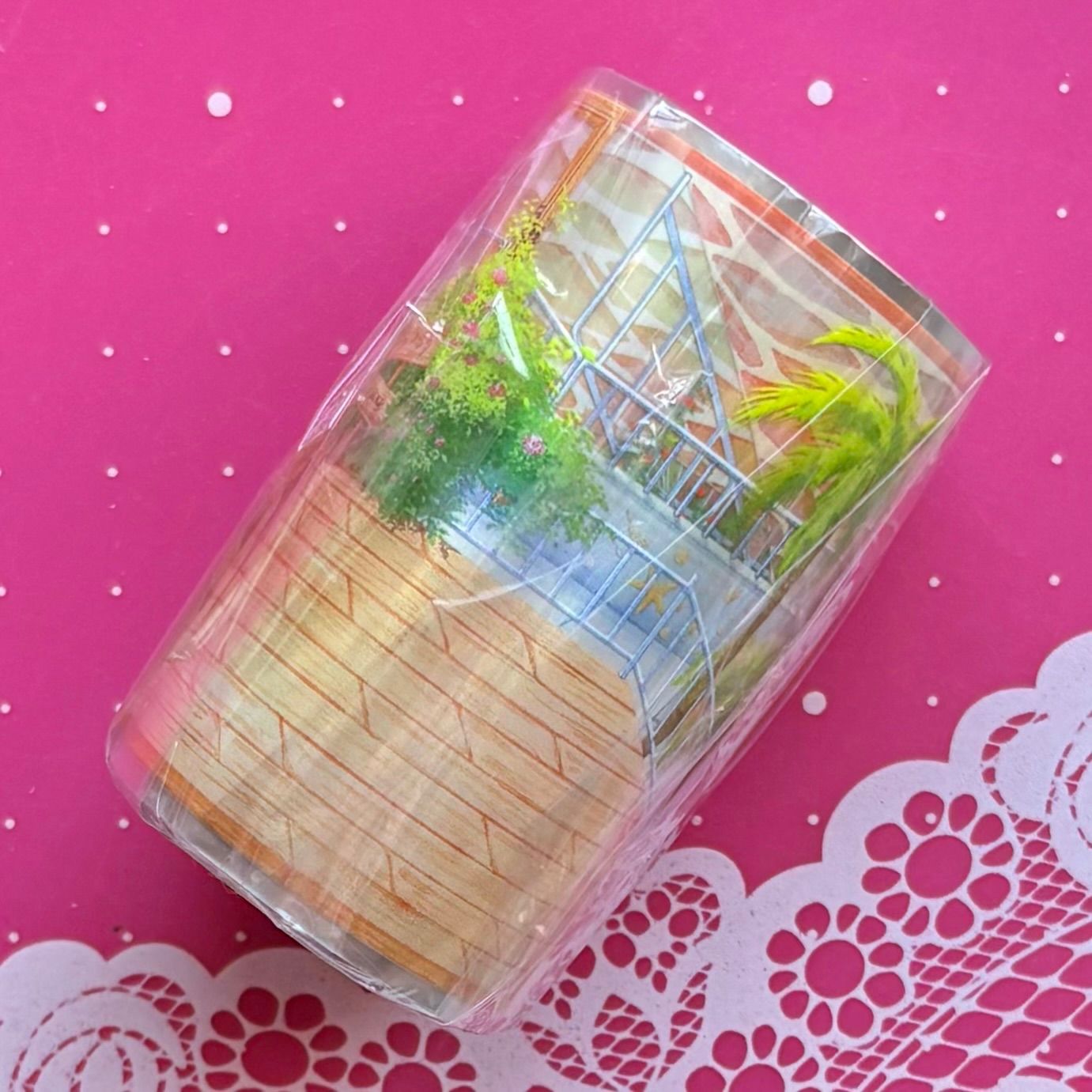 PET 海岸观景台③ 8cm×5m 153cm/loop 海外マスキングテープ 海外マステ