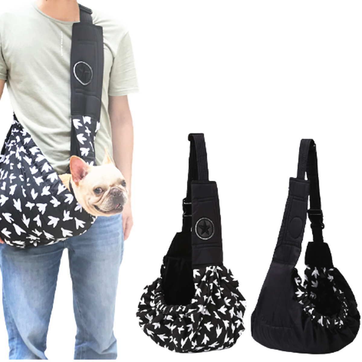 ペット スリング 散歩バッグ ショルダーバッグ ペットスリング 猫