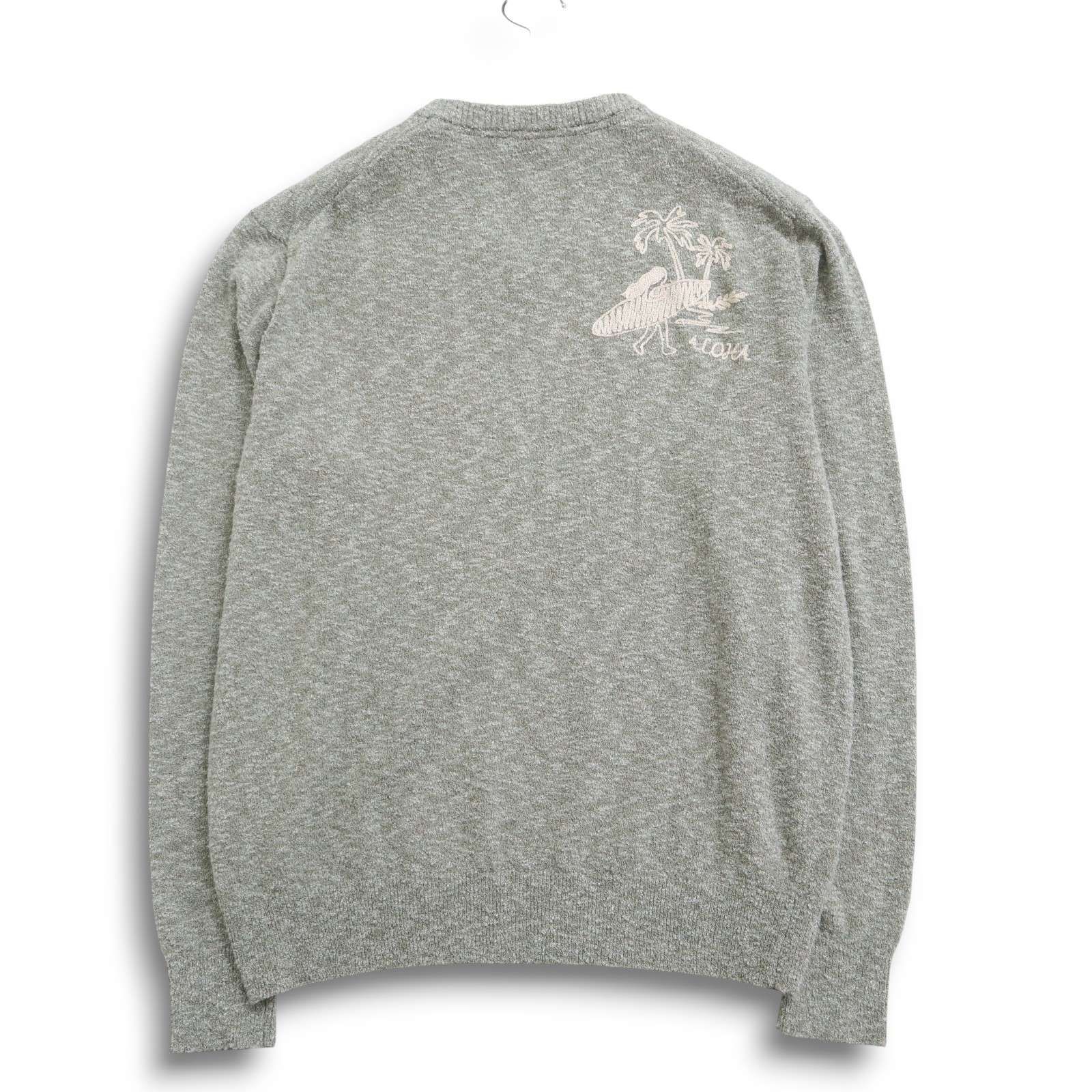 ZOY ゾーイ ゴルフ 秋冬 サーフガール ロゴ刺繍☆ カシミヤ混 Vネック