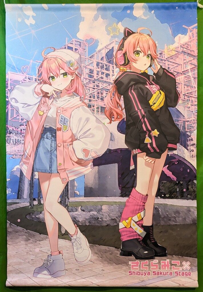 COVER さくらみこ×Shibuya Sakura Stage hololive B2タペストリー