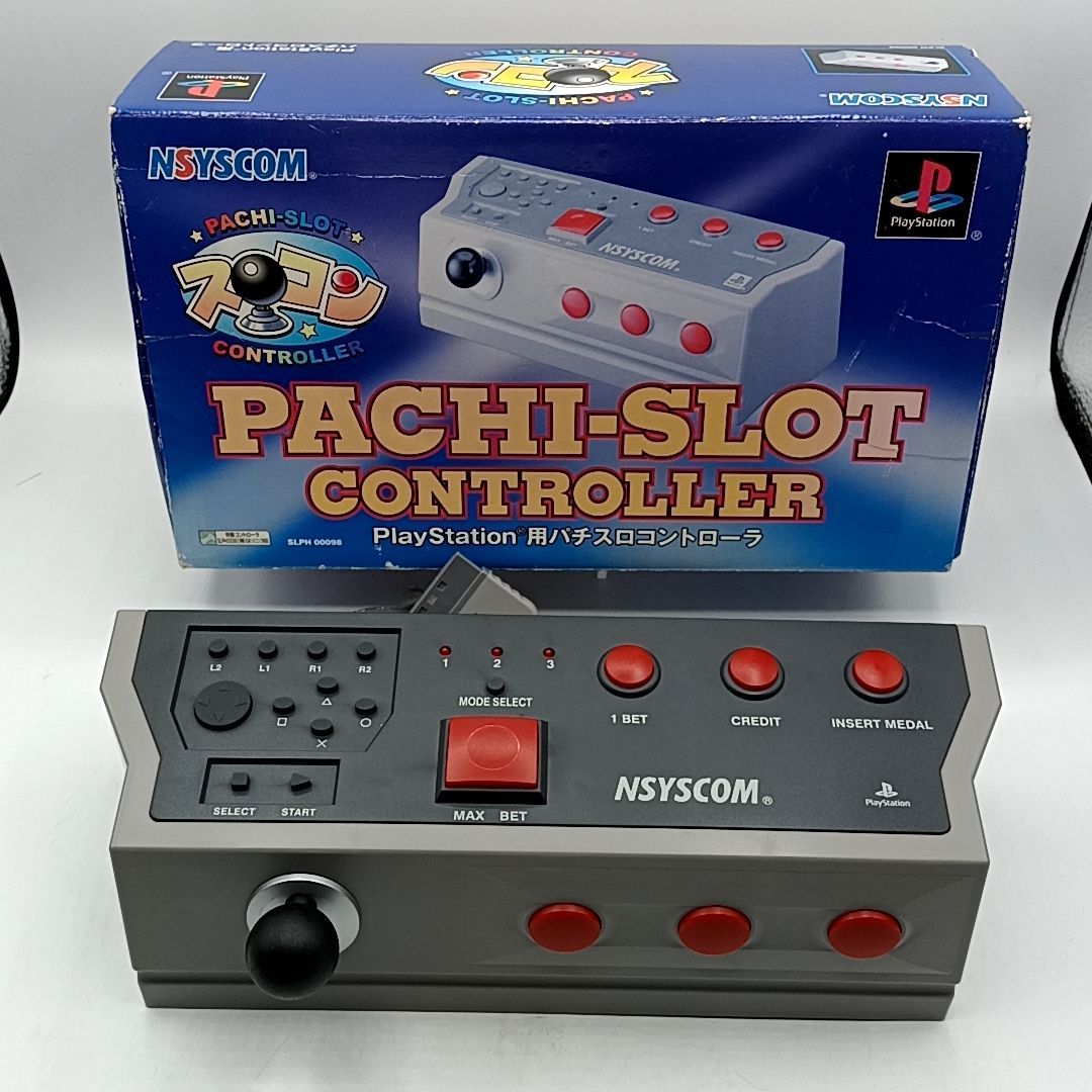中古動作品】PS用 パチスロコントローラ 「スロコン」外箱付属 NSYSCOM