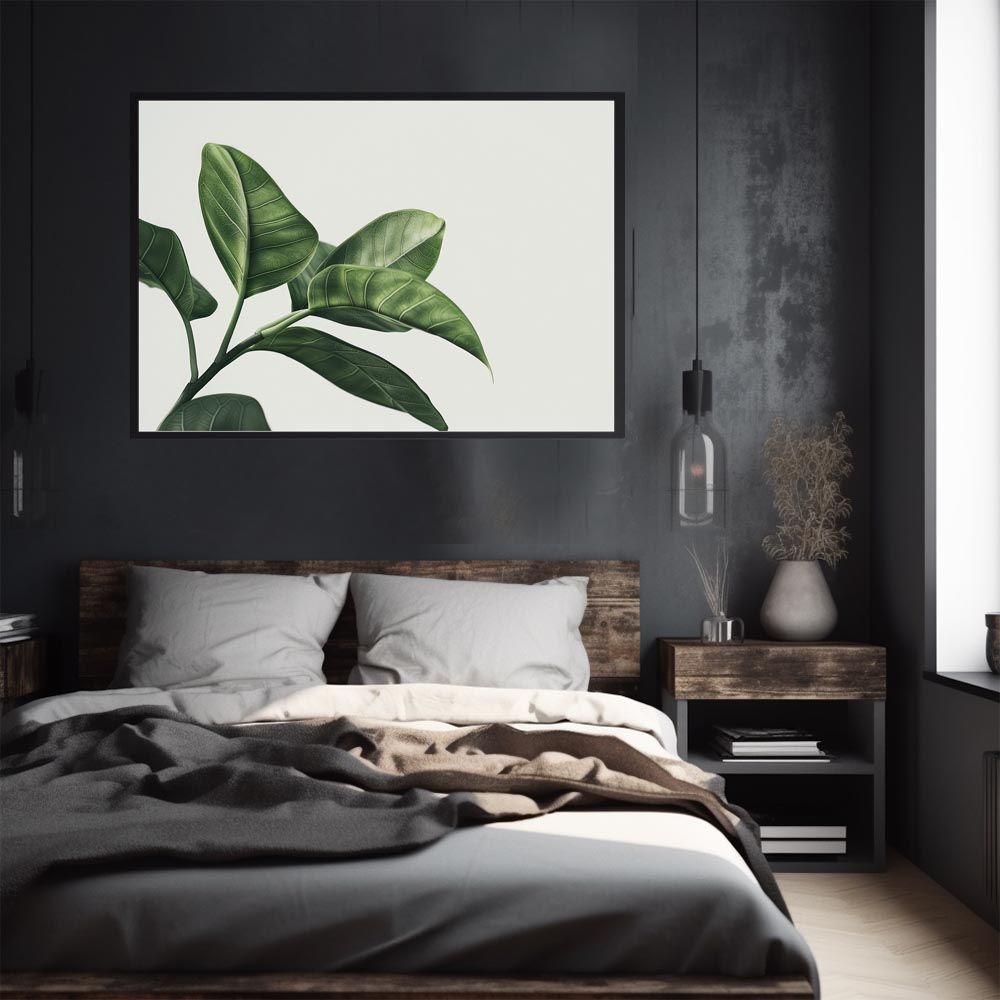 【A2サイズ（約42x59cm）】【lh-poster-4876】植物 グリーン 葉っぱ 観葉 ポスター ボタニカル 草 自然 インテリア アート