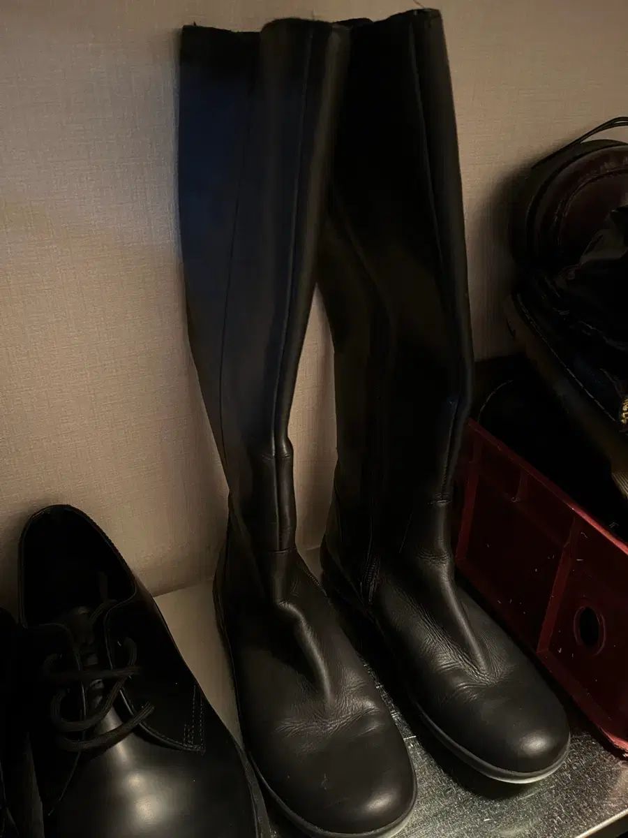 カンペール ブラック ロングブーツ サイズ 35