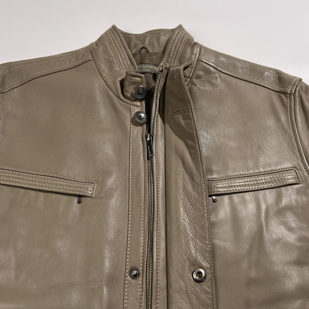 ニチワ　WINDARMOR　ラムレザーコート ニチワ社 WIND ARMOR ウィンドアーマー 羊革 ラムレザー コート M