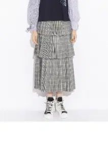 LUCKY CHOUETTE ラッキーシュエトゥ プリーツ ティアード スカート