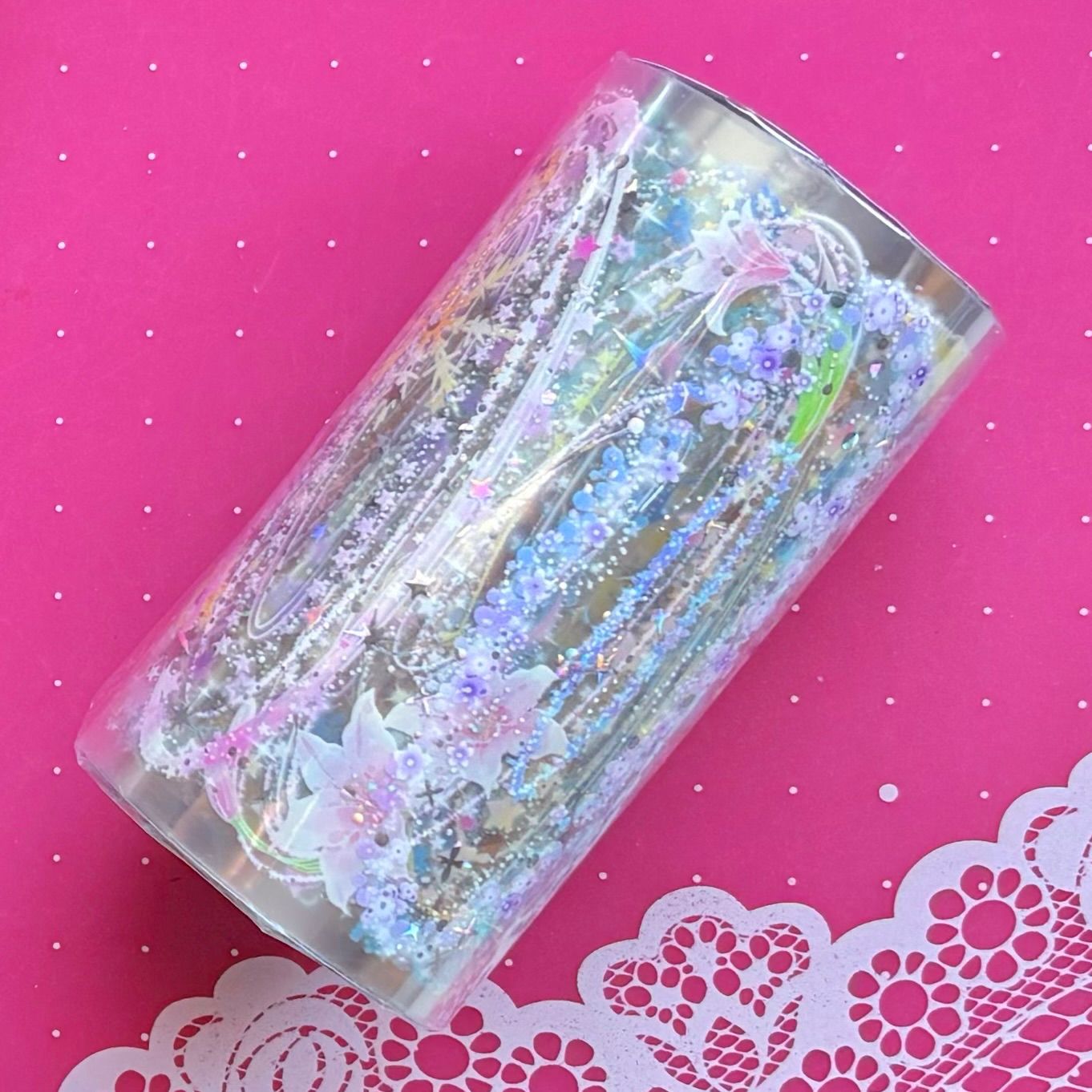 贝壳银 浮漪幻梦 9 cm 10 5 m 150 loop 海外マスキングテープ 海外マステ 装飾