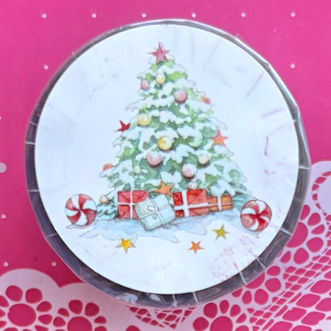 贝壳光 缤纷圣诞 6 cm 5 m 125 loop 海外マスキングテープ 海外マステ