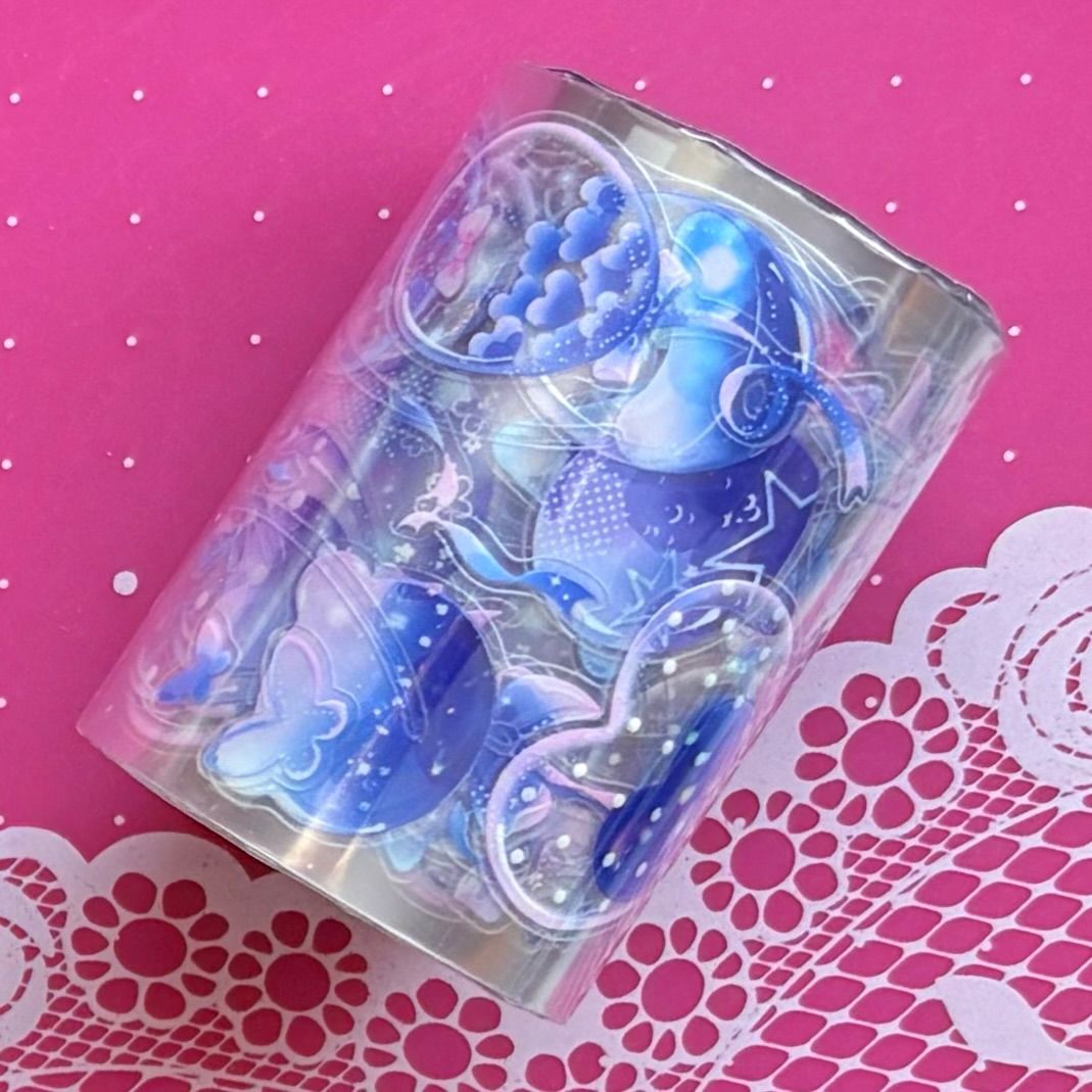 贝壳光 气球架语 ダイカット加工 6cm×5m 100cm/loop 海外マスキング