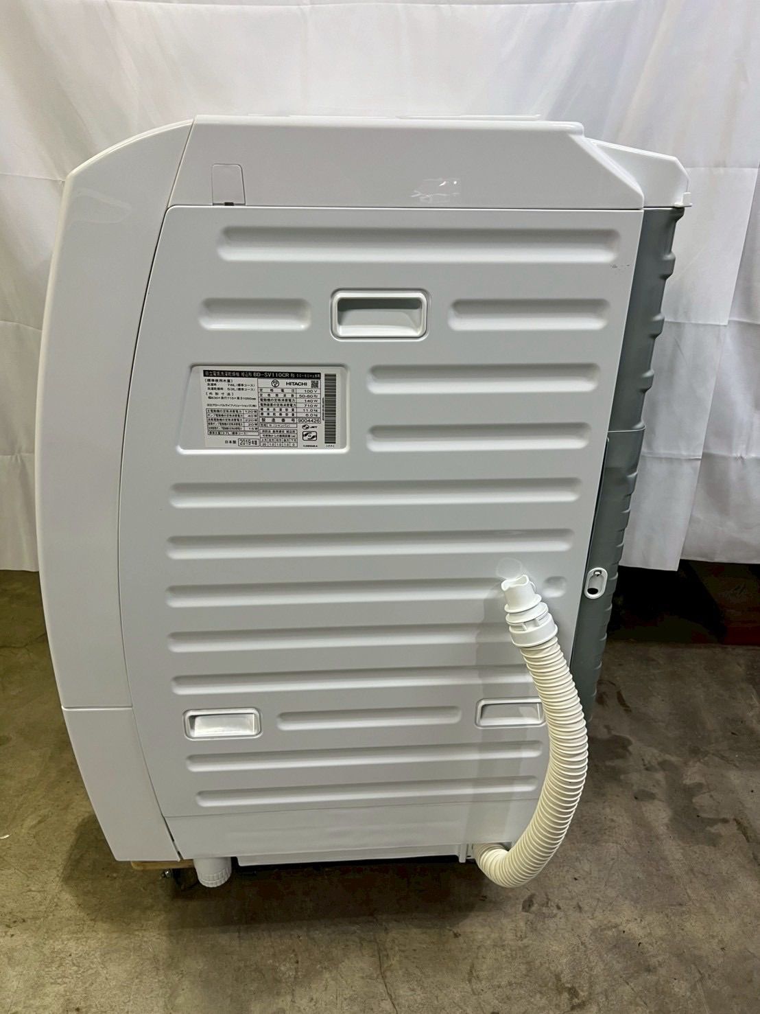 6ヶ月保証】【分解清掃済み】日立ドラム式洗濯機BD-SV110CR洗濯11kg