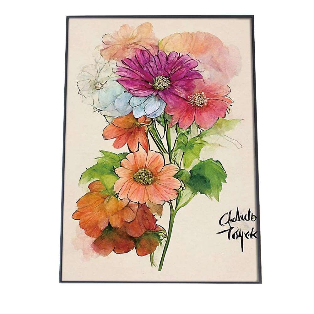 B4サイズ（約25x36cm）】【lh-poster-508】水彩 パステル 手描き