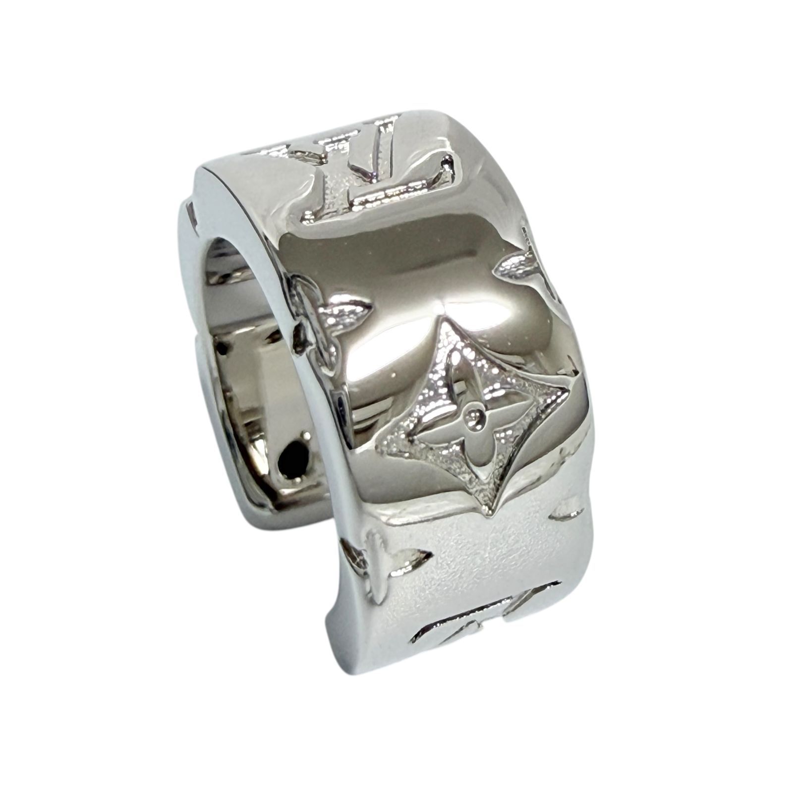 片耳 シルバー色