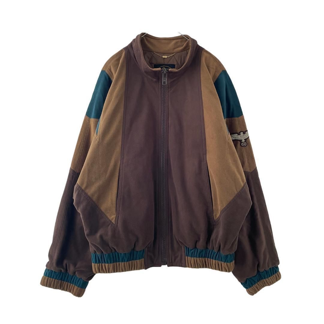 old 伊太利屋 デザインジャケット ブルゾン ドルマンスリーブ 切替