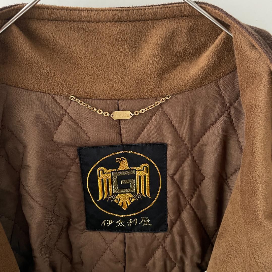 old 伊太利屋 デザインジャケット ブルゾン ドルマンスリーブ 切替