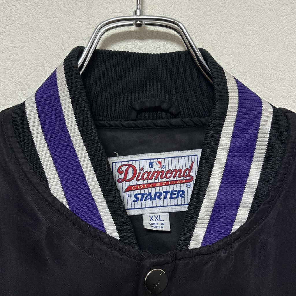 STARTER】 90s MLB コロラドロッキーズ チームロゴ刺繍 中綿入り 