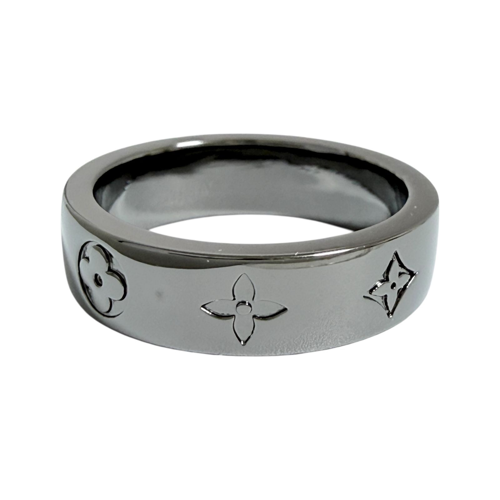 ルイヴィトン メンズ リング LV モザイク シン 18－19号 ♥品 指輪