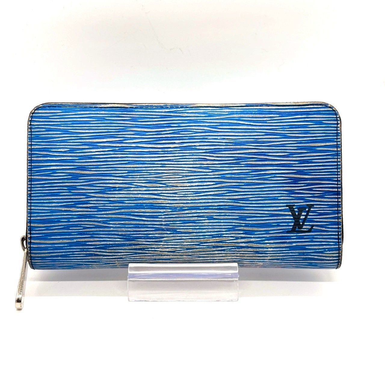 洒落感際立つ青革】 LOUIS VUITTON ルイヴィトン 長財布 エピ デニム