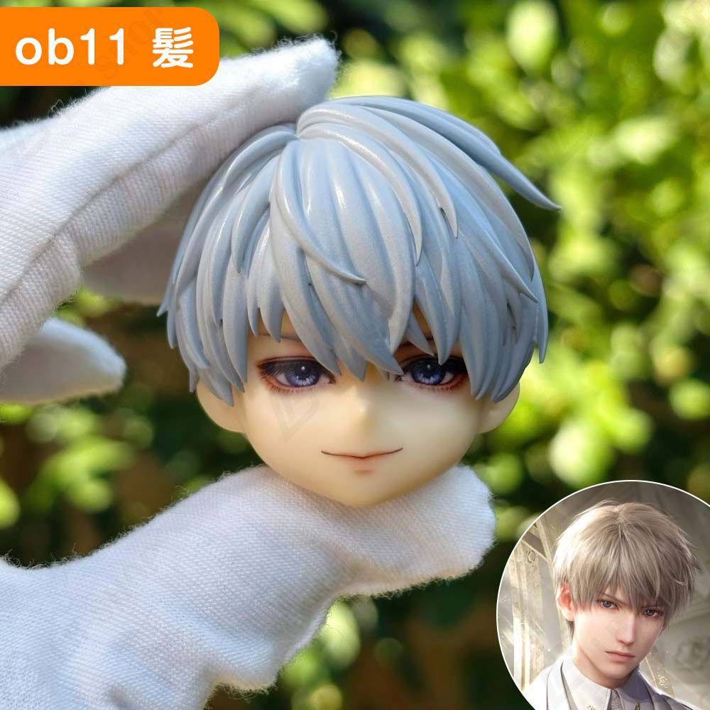 恋と深空 ob 11 髪 セイヤ ヘッドケース 完成品 換え 人形 ゲームグッズ 彼女 祝日 友達へ プレゼンb 22も対応 pvcマテリアル
