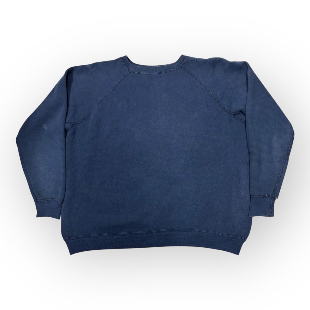 60's スウェット 無地 ラグランスリーブ 脇下ガゼット アメカジ