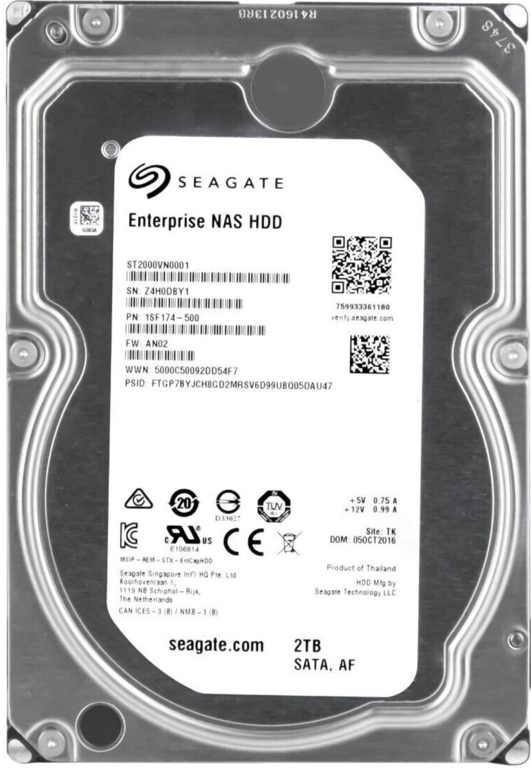 Seagate ES TB 未使用・未開封品) Gb⁄秒 Drive Hard SAS Constellation