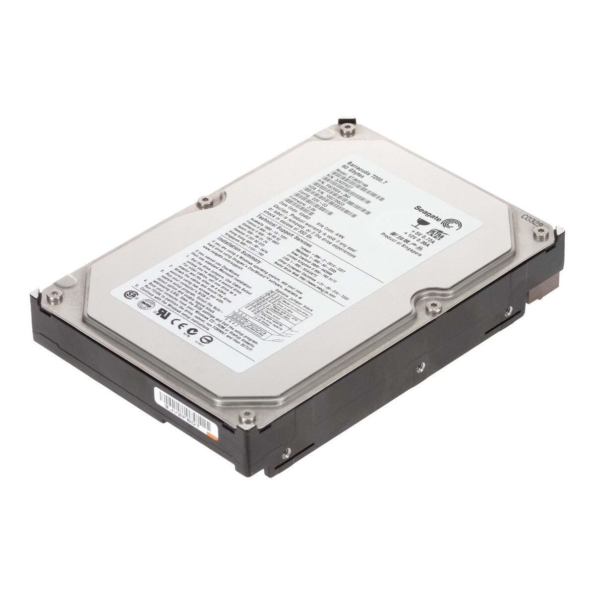 3年保証】Hard Drive Seagate Barracuda 7200.7 ST360014A 60GB 7.2K