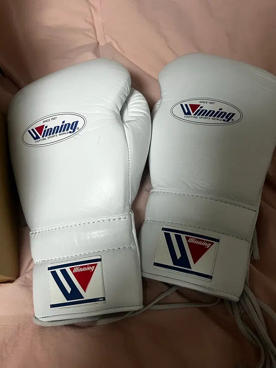 ウィニング Winning 14オンス レース 白 グローブ