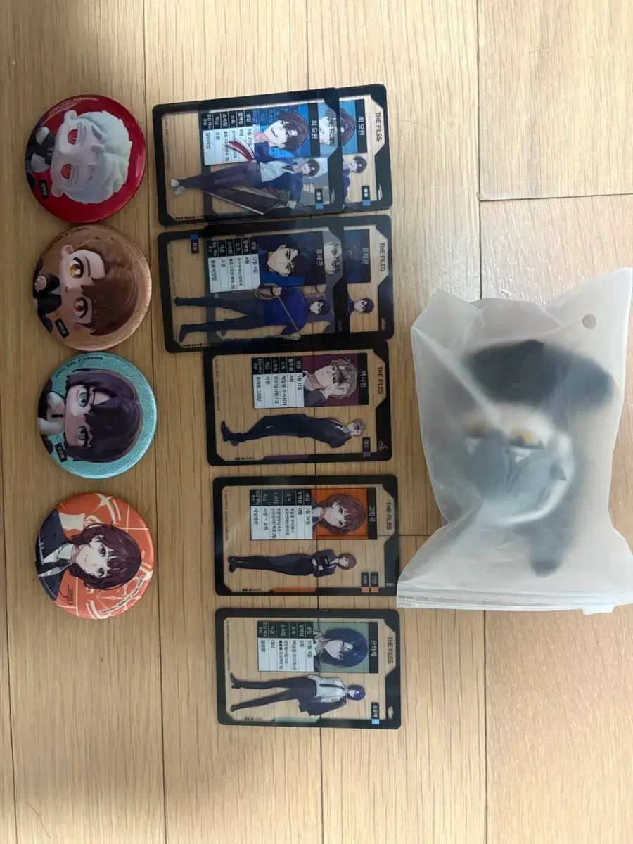 怪談出勤 j 3第3 ぬいぐるみ アークス トレカ 缶バッジ