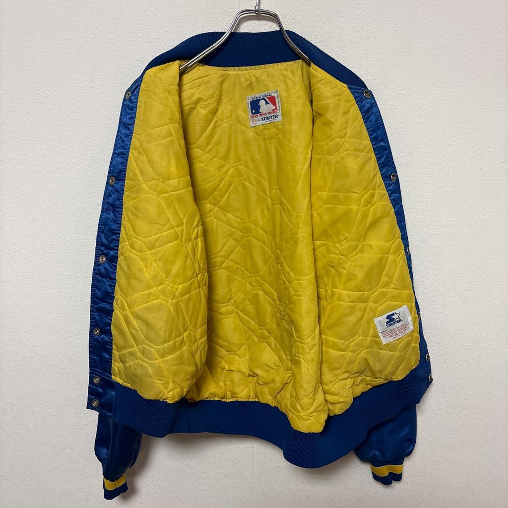 STARTER】 80～90s USA製 MLB ミルウォーキーブルワーズ 中綿