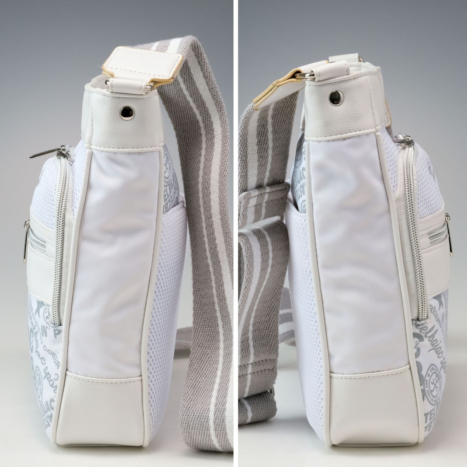 未使用級】カステルバジャック ショルダーバッグ 白 ホワイト 斜めがけ