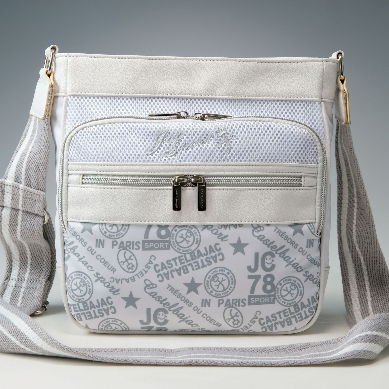 CASTELBAJAC ショルダーバッグ ホワイト 未使用級】カステルバジャック ショルダーバッグ 白 ホワイト 斜めがけ