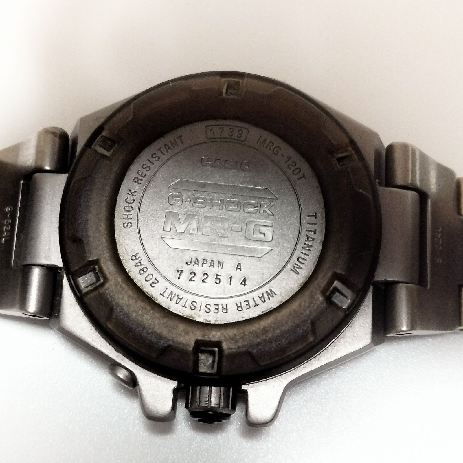 CASIO G-SHOCK メンズ チタン MRG-120T 電池交換済 ジャンク扱い