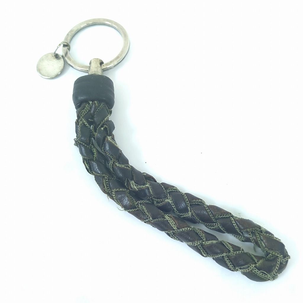 ボッテガ ヴェネタ イントレチャート キーリング キーホルダーダーク