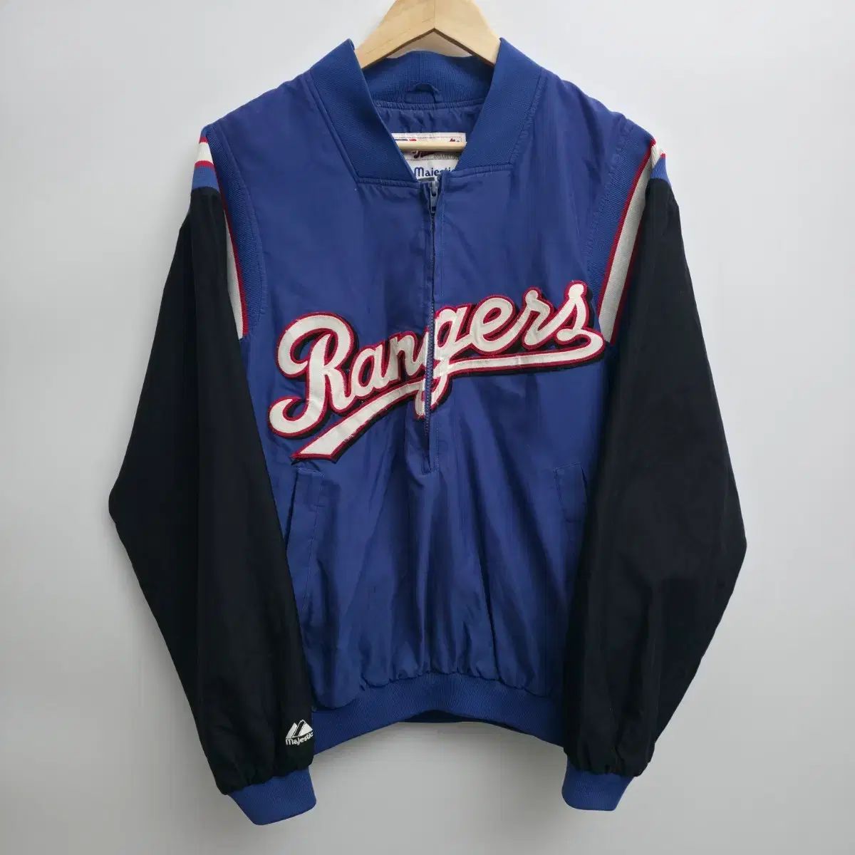 XL マジェスティック 텓사스 レインジャー アノラック ウォームアップ