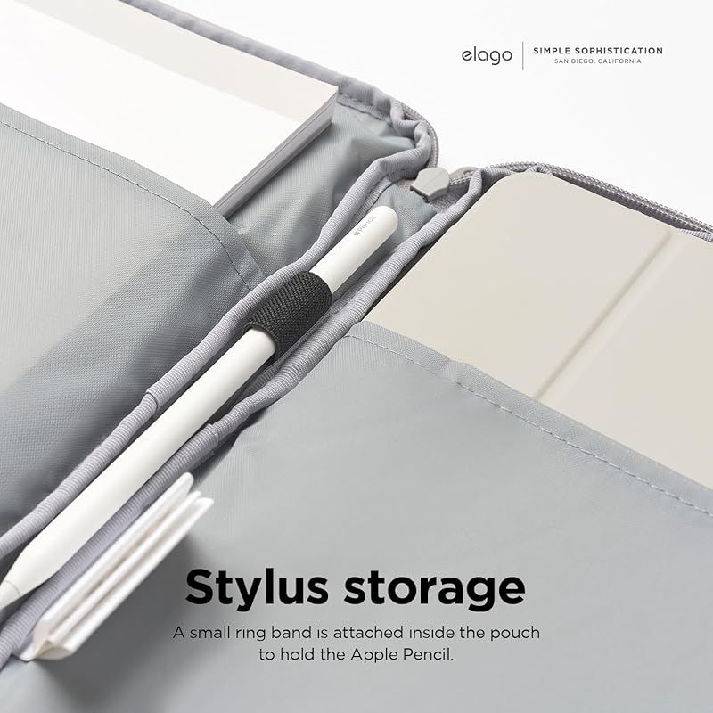 elago タブレット ノートパソコン 対応 ケース PC 収納 バッグ 撥水 加工 ポケット 付 ナイロン PCバッグ iPad 10世代 9世代 | Air 第5世代 第4世代 Pro 11 アンドロイド タブレット|ノートPC 耐久タブレット タブレットセール