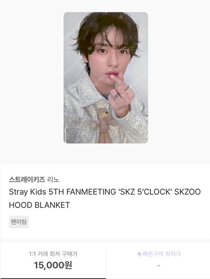 トレカ付き Stray Kids ストレイキッズ スキズ SKZ SKZOO ブランケット リービット Leebit